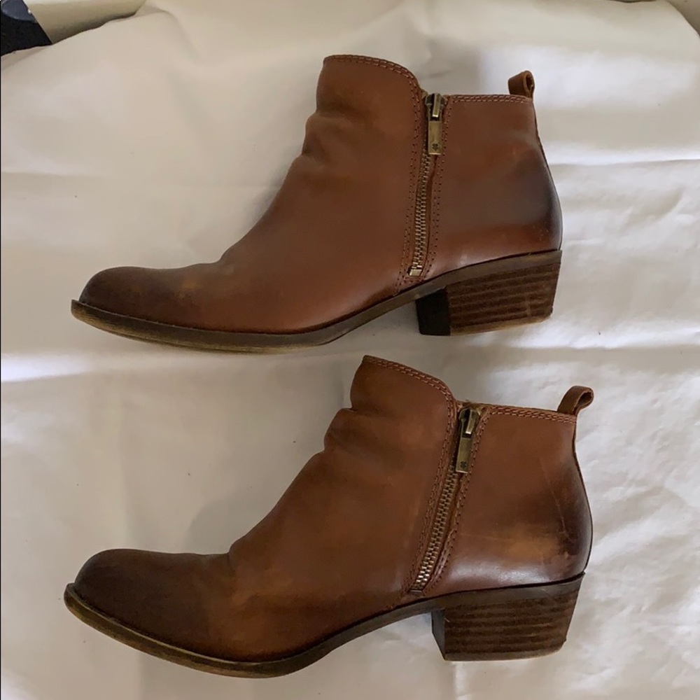 Lucky Brand Brown Ankle Boots - Picture 2 of 7